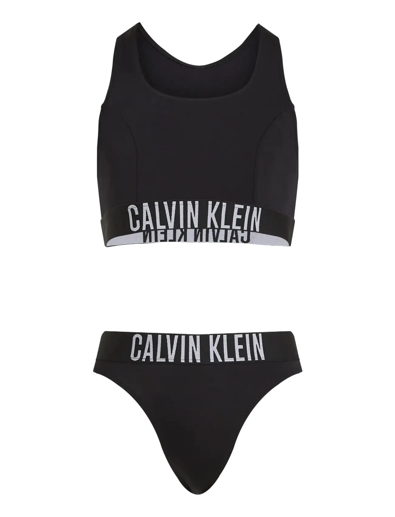 Calvin Klein - BRALETTE BIKINI SET - nærfatasett - pvh black - 1