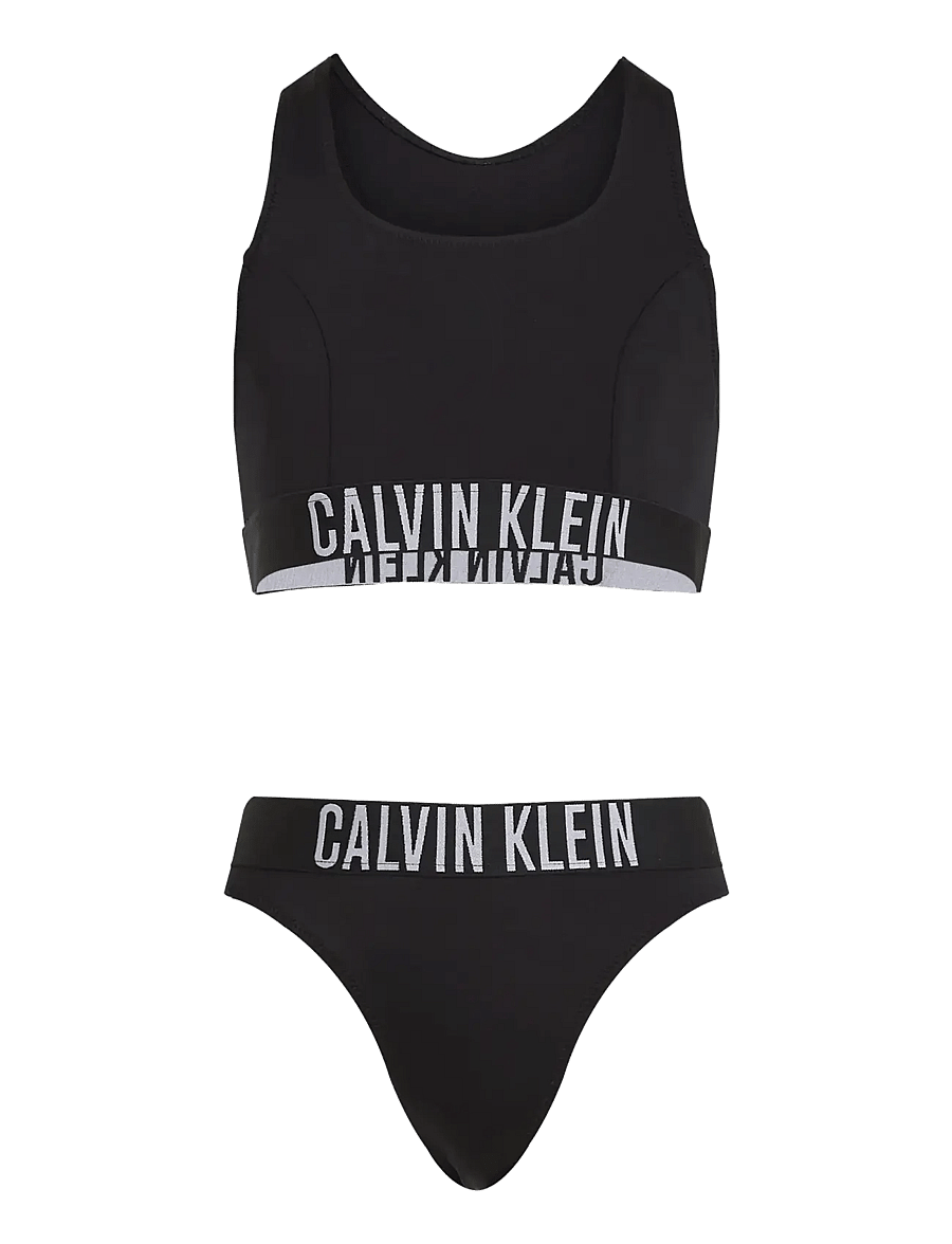 Calvin Klein - BRALETTE BIKINI SET - undertøjssæt - pvh black - 1