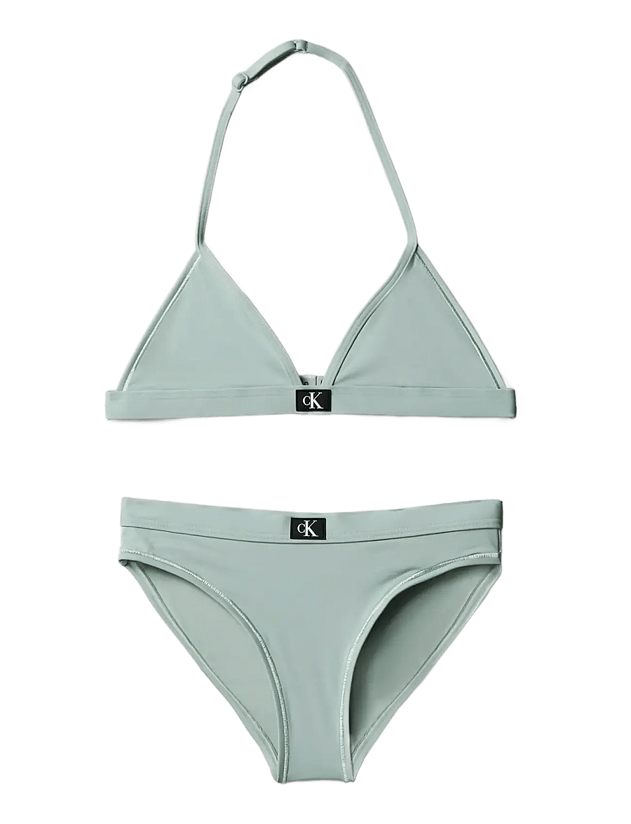 Calvin Klein - TRIANGLE BIKINI SET - bikinis - jadeite - 0