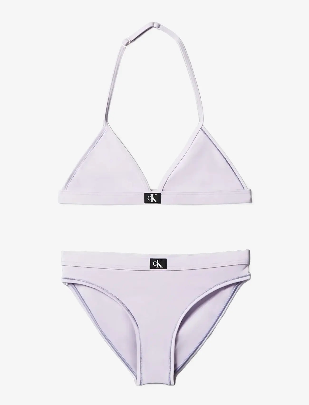 Calvin Klein - TRIANGLE BIKINI SET - bikinis - lilac sprig - 0