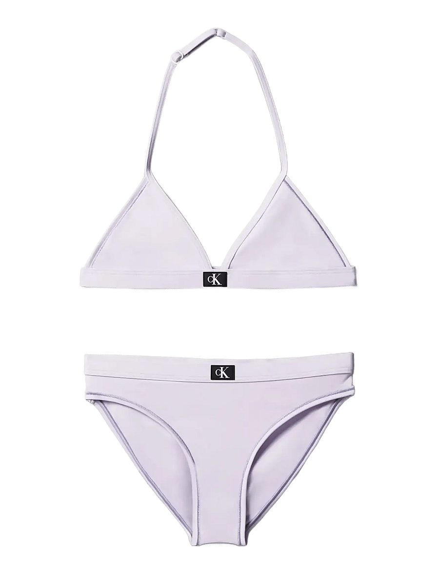Calvin Klein - TRIANGLE BIKINI SET - bikinis - lilac sprig - 0