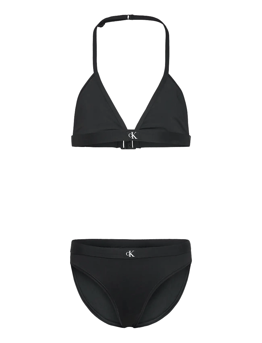 Calvin Klein - TRIANGLE BIKINI SET - bikinis - pvh black - 0