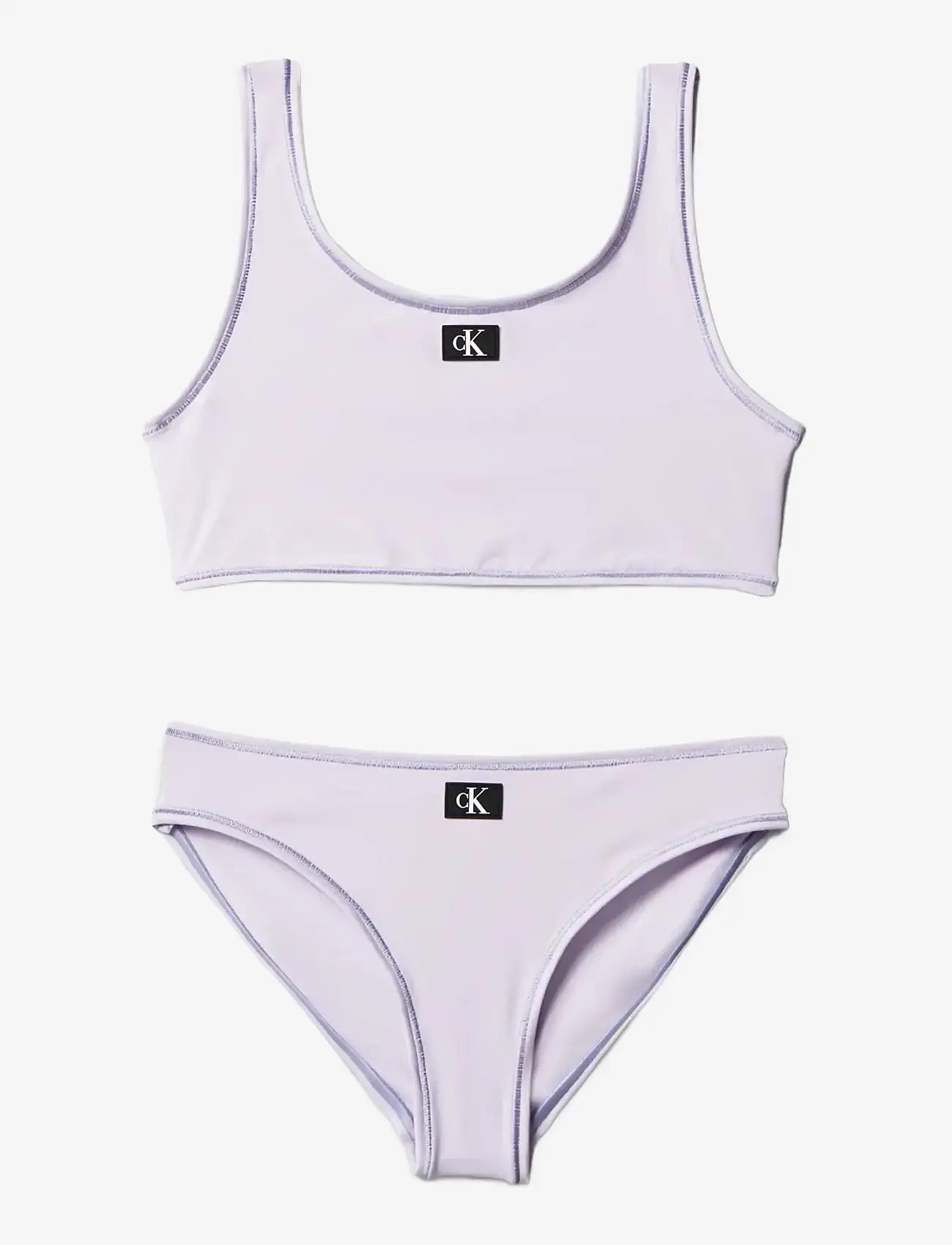 Calvin Klein - BRALETTE BIKINI SET - bade-oberteile - lilac sprig - 0