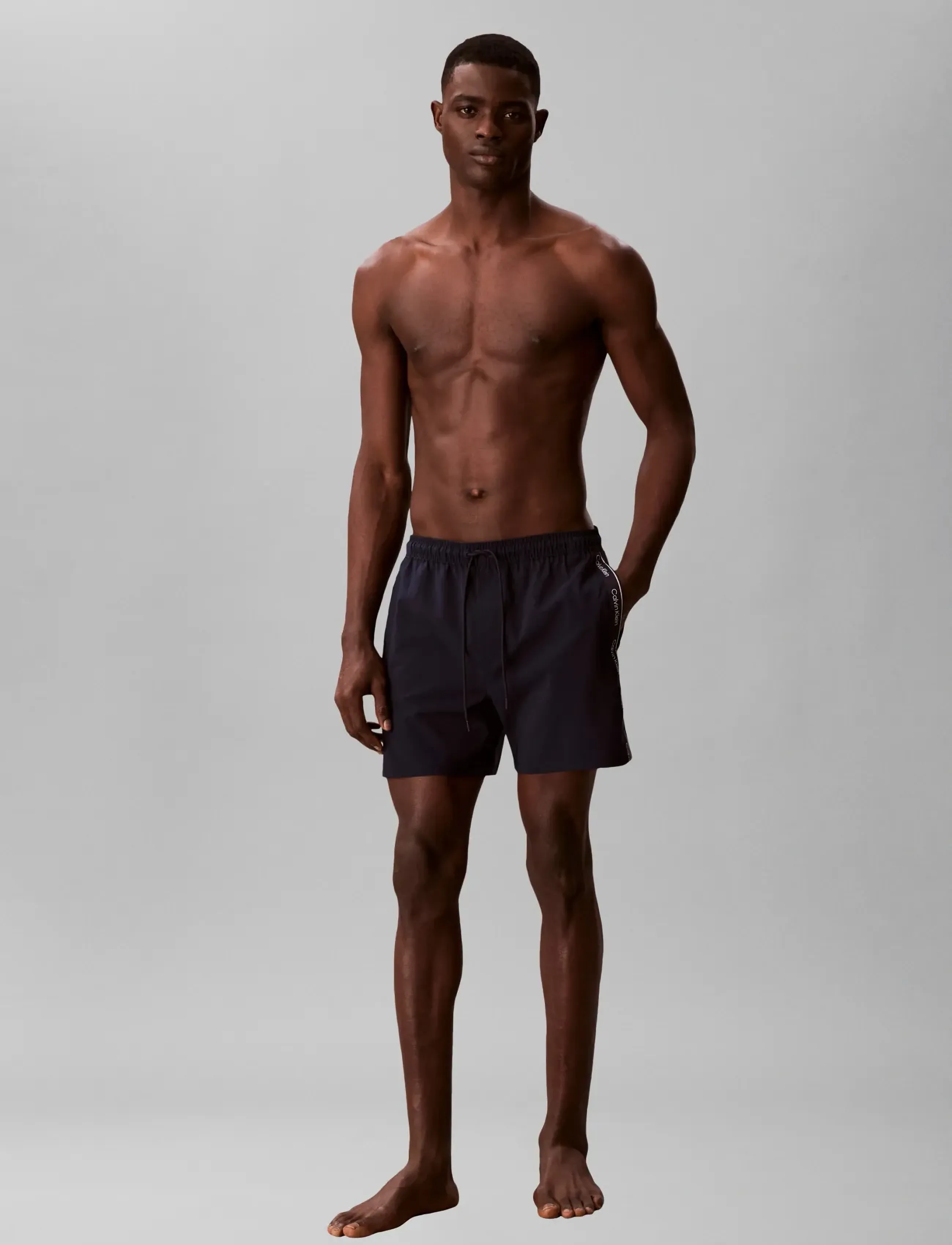 Calvin Klein Medium Drawstring Core, M, Navy, Badetøj > Shorts, Herre
