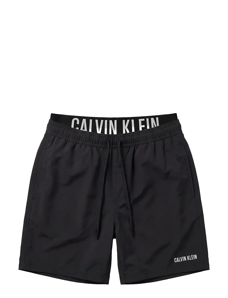 Calvin Klein - MEDIUM DRAWSTRING BOXER - swim shorts - black - 1