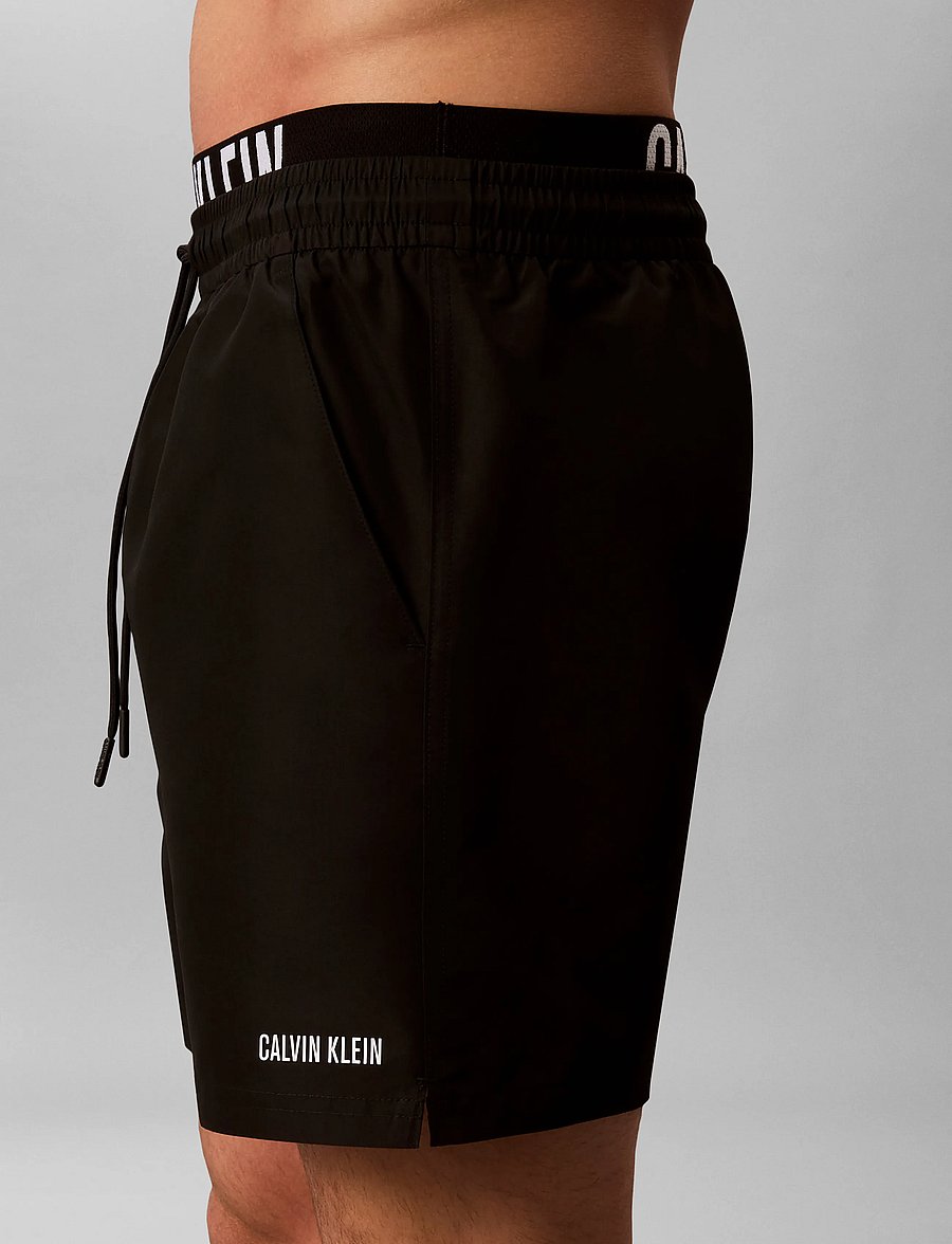 Calvin Klein - MEDIUM DRAWSTRING BOXER - swim shorts - black - 4