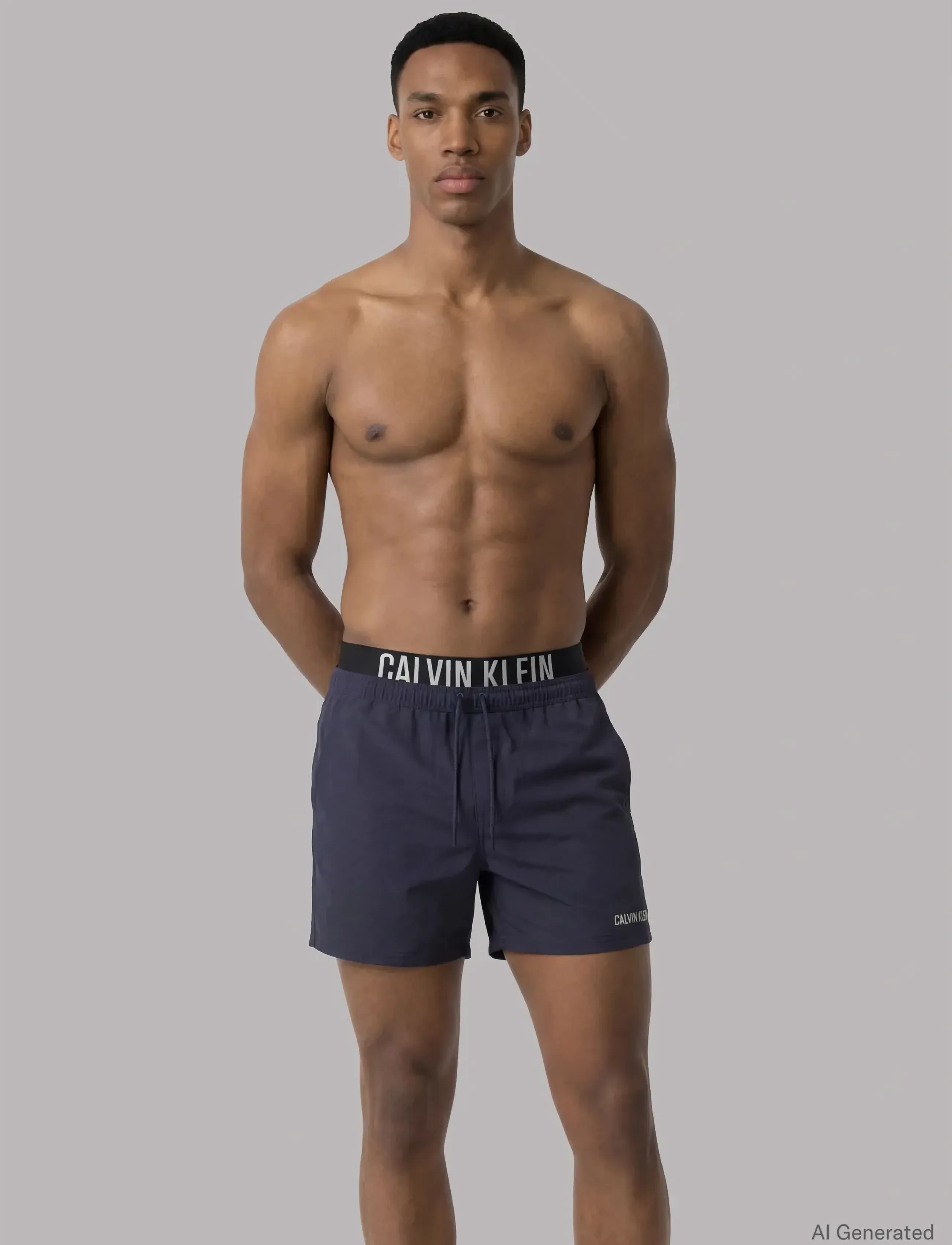 Calvin Klein - MEDIUM DRAWSTRING BOXER - badehose - shoreline - 3