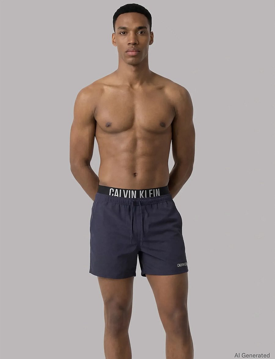 Calvin Klein - MEDIUM DRAWSTRING BOXER - badehose - shoreline - 3