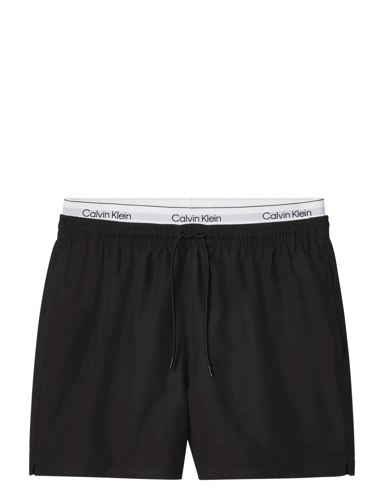 Calvin Klein MEDIUM DRAWSTRING - Swimwear - BLACK / black