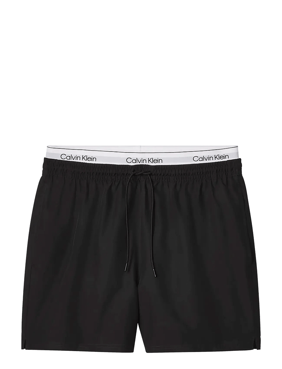 Calvin Klein - MEDIUM DRAWSTRING - badehose - black - 1