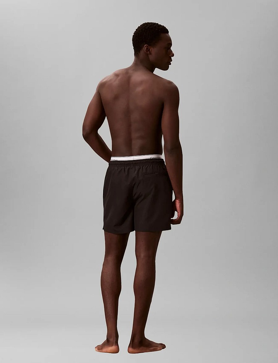 Calvin Klein - MEDIUM DRAWSTRING - badehose - black - 2