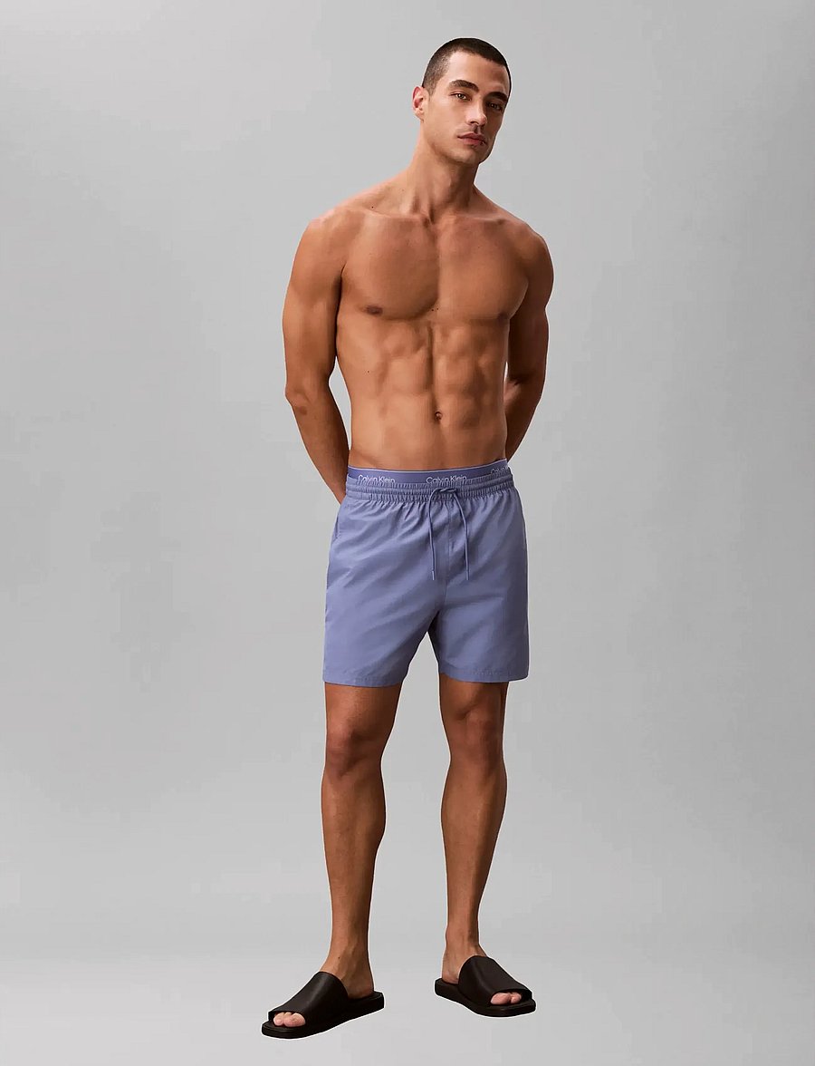 Calvin Klein - MEDIUM DRAWSTRING - badehose - blue tulip - 0