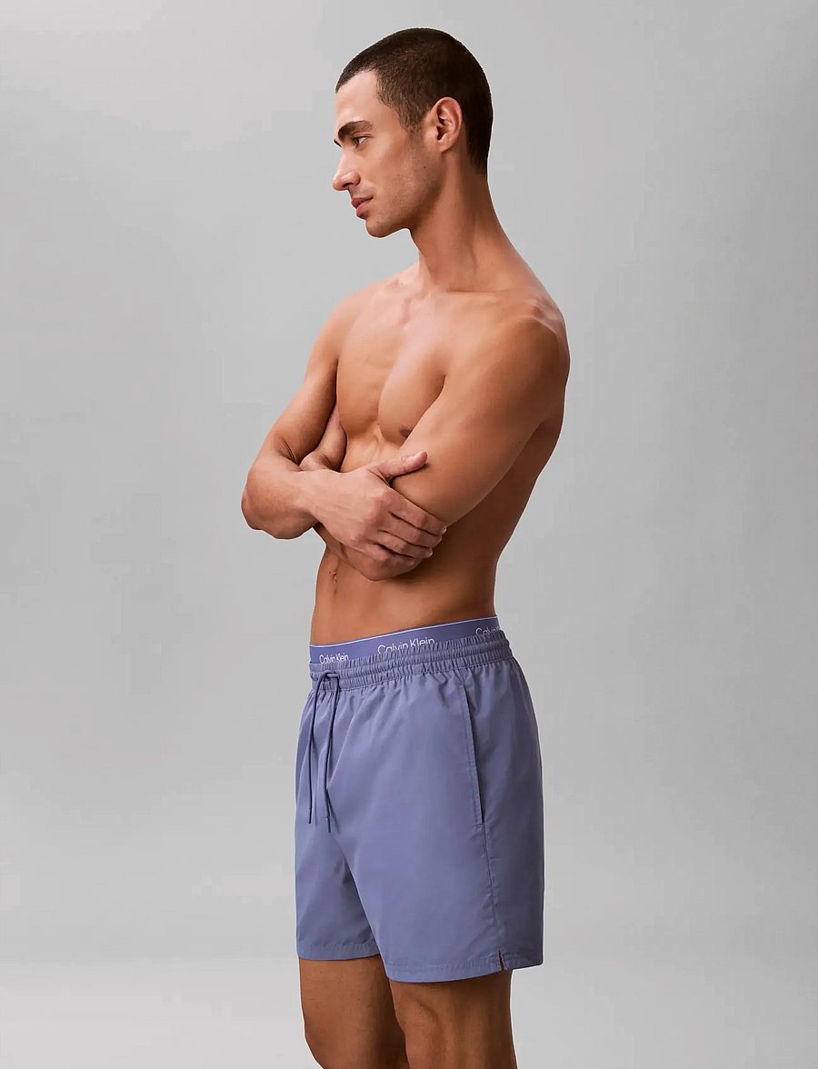 Calvin Klein - MEDIUM DRAWSTRING - badehose - blue tulip - 4