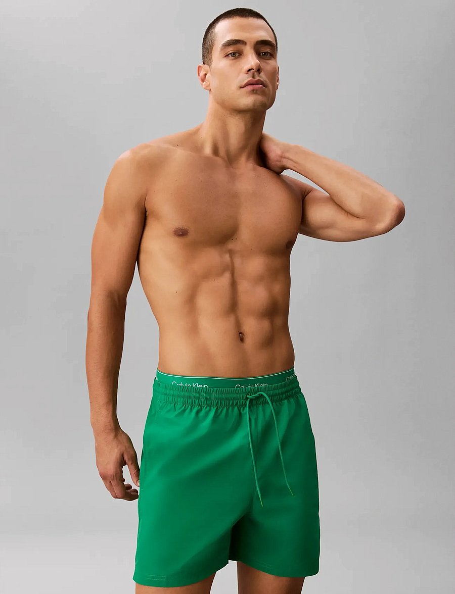 Calvin Klein - MEDIUM DRAWSTRING - badehose - mardi gras green - 4