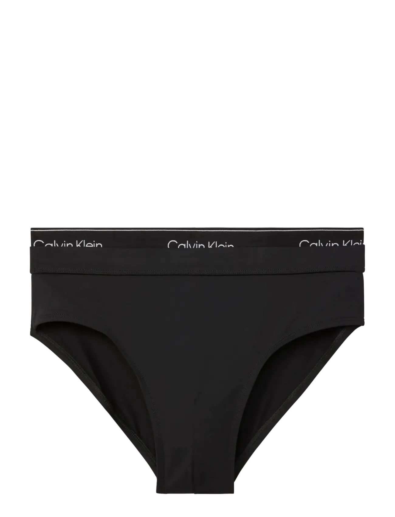 Calvin Klein BRIEF DOUBLE WAISTBAND - Pesu - BLACK / black