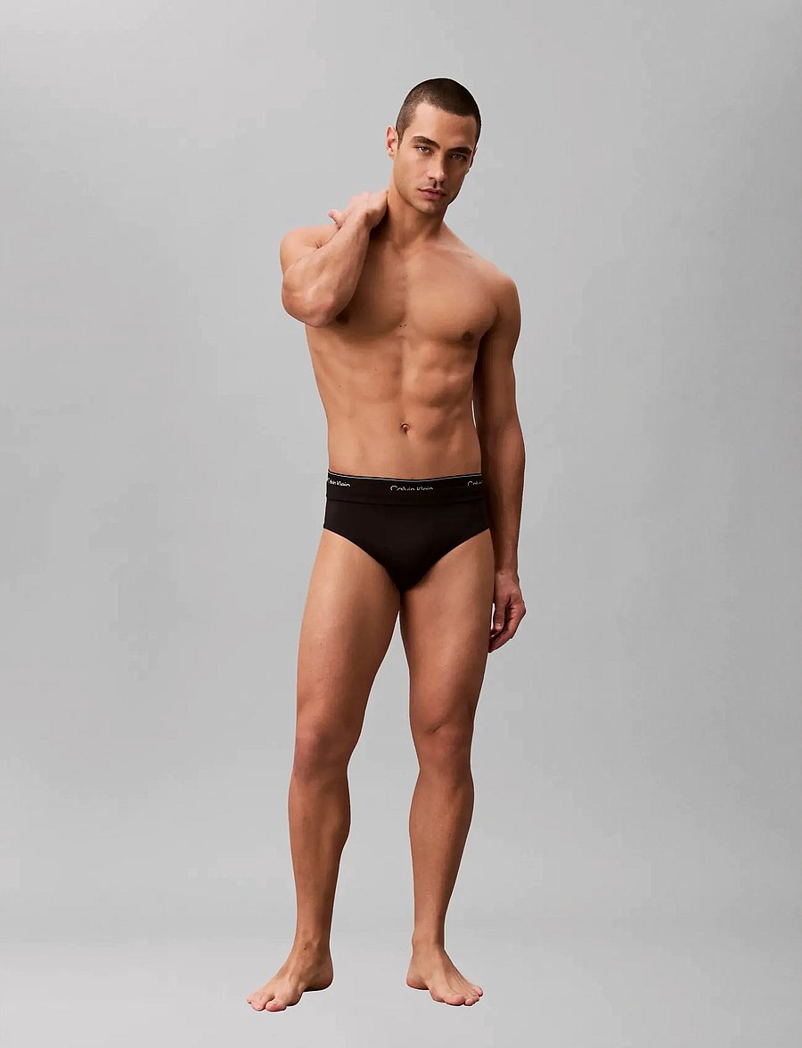 Calvin Klein - BRIEF DOUBLE WAISTBAND - aluspüksid - black - 2