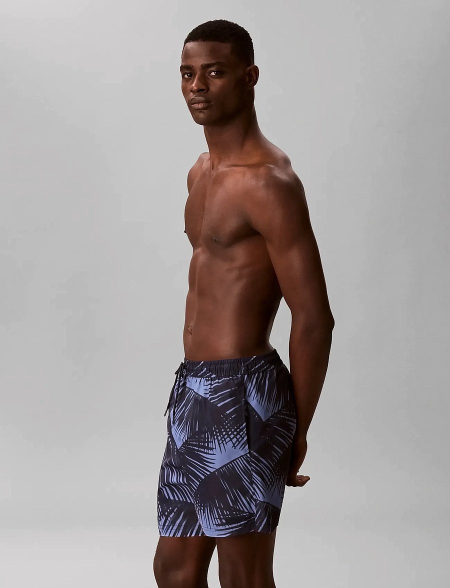 Calvin Klein - MEDIUM DRAWSTRING COVERED WAISTB - badehose - 20251 adventure palm+shoreline - 4