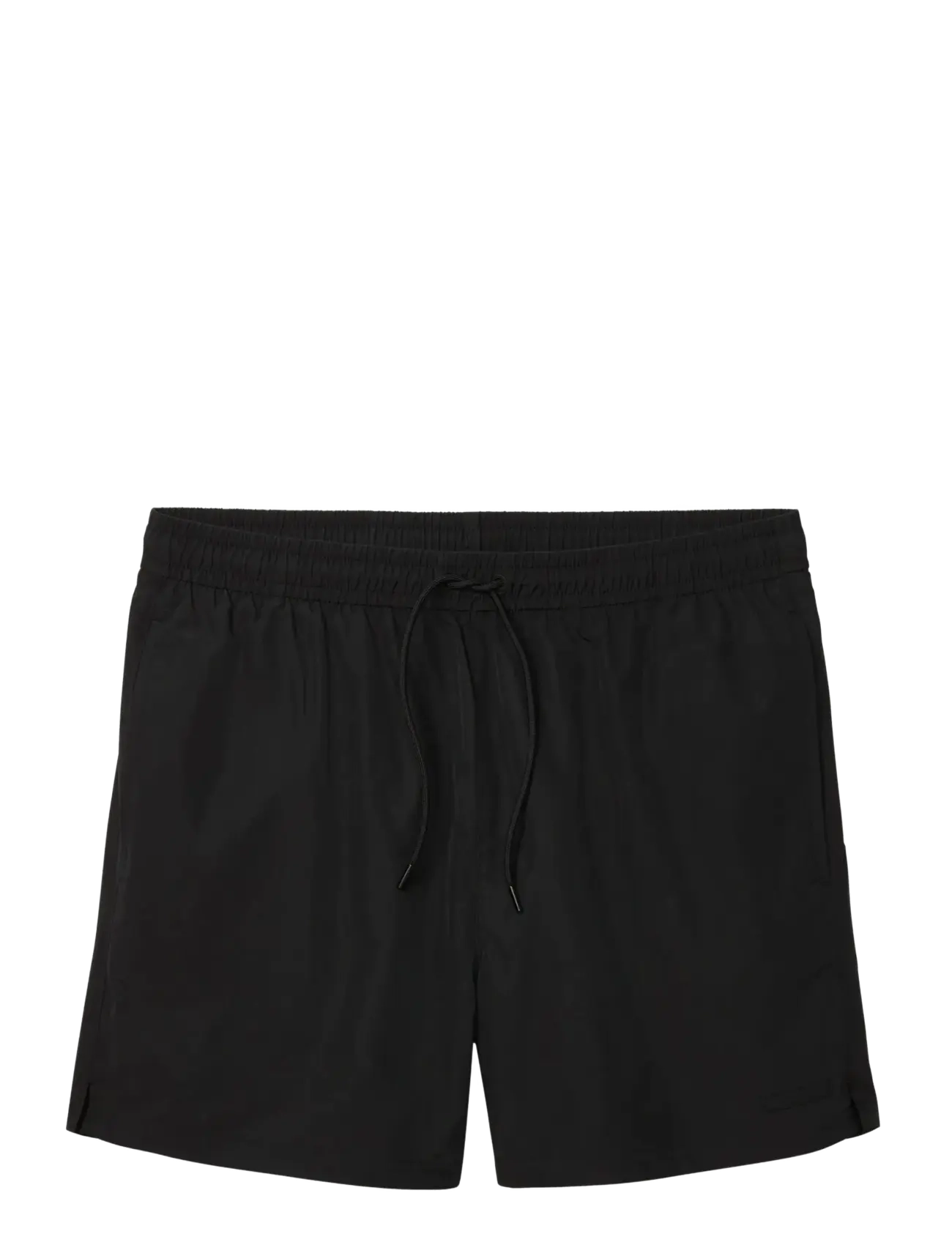Calvin Klein MEDIUM DRAWSTRING COVERED WAISTB - Badehose - BLACK / black