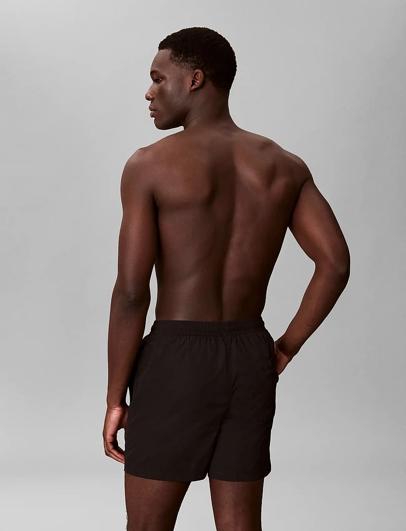Calvin Klein - MEDIUM DRAWSTRING - badehose - black - 2