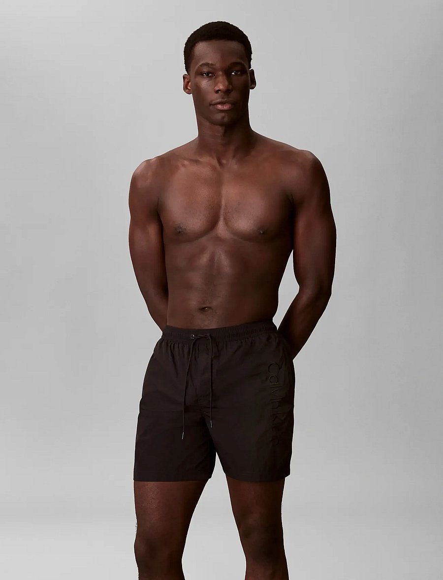 Calvin Klein - MEDIUM DRAWSTRING - badshorts - black - 3