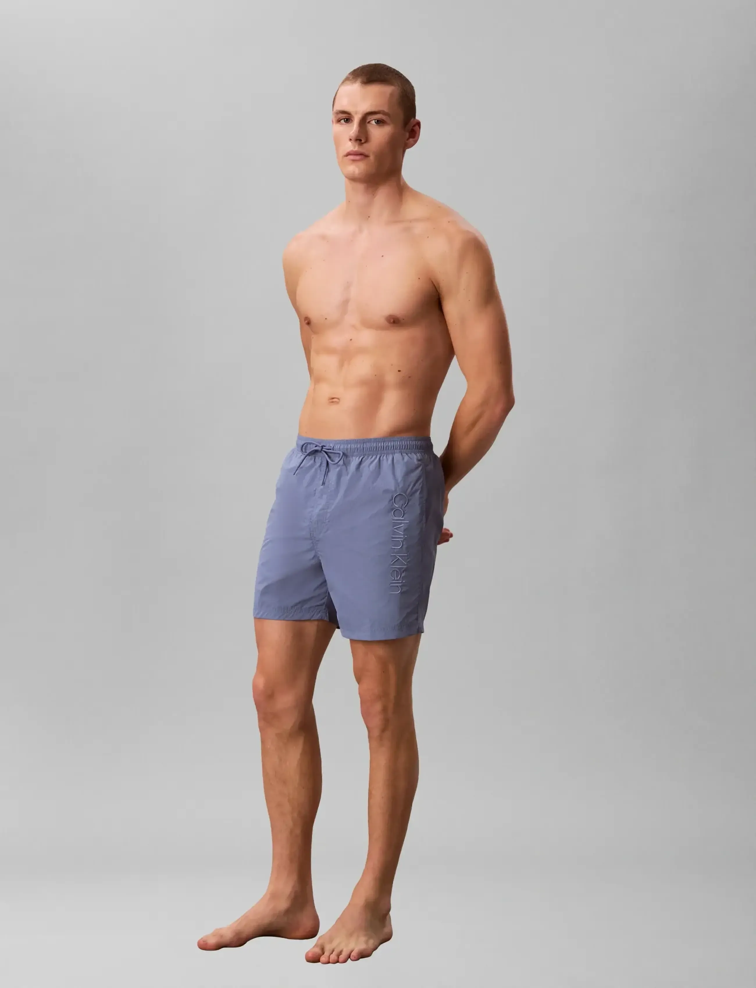 Calvin Klein Medium Drawstring, XXL, Blue, Badetøj > Shorts, Herre