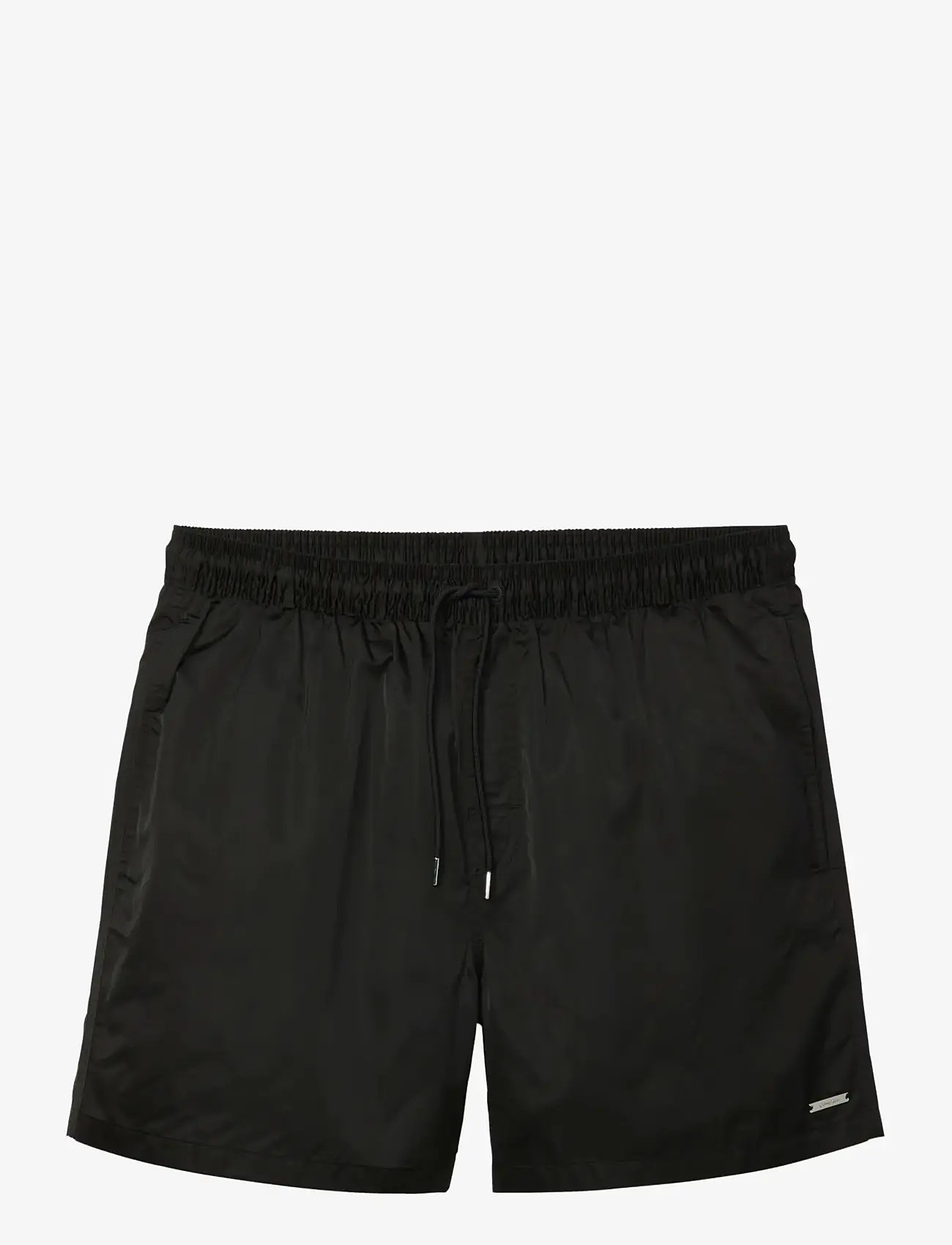 Calvin Klein - MEDIUM DRAWSTRING - lühikesed ujumispüksid - black - 1