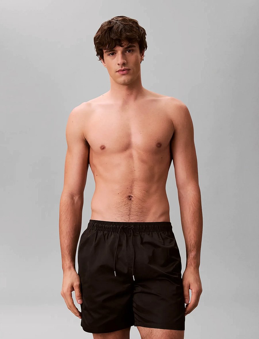 Calvin Klein - MEDIUM DRAWSTRING - badeshorts - black - 0