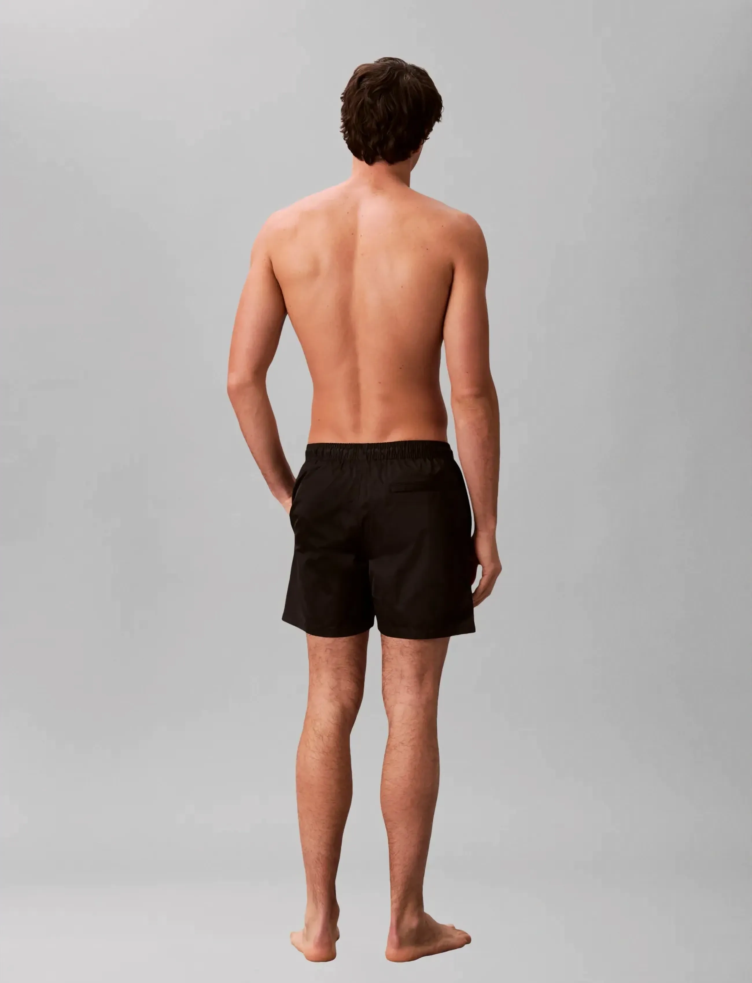 Calvin Klein - MEDIUM DRAWSTRING - swim shorts - black - 2