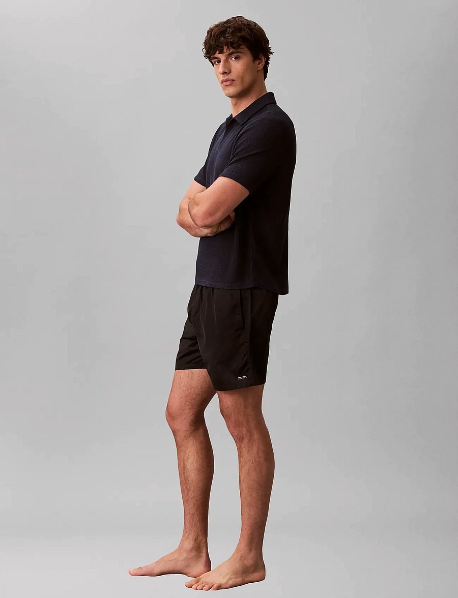 Calvin Klein - MEDIUM DRAWSTRING - badeshorts - black - 4