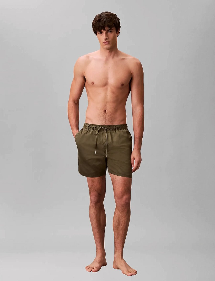 Calvin Klein - MEDIUM DRAWSTRING - badshorts - brush green - 2