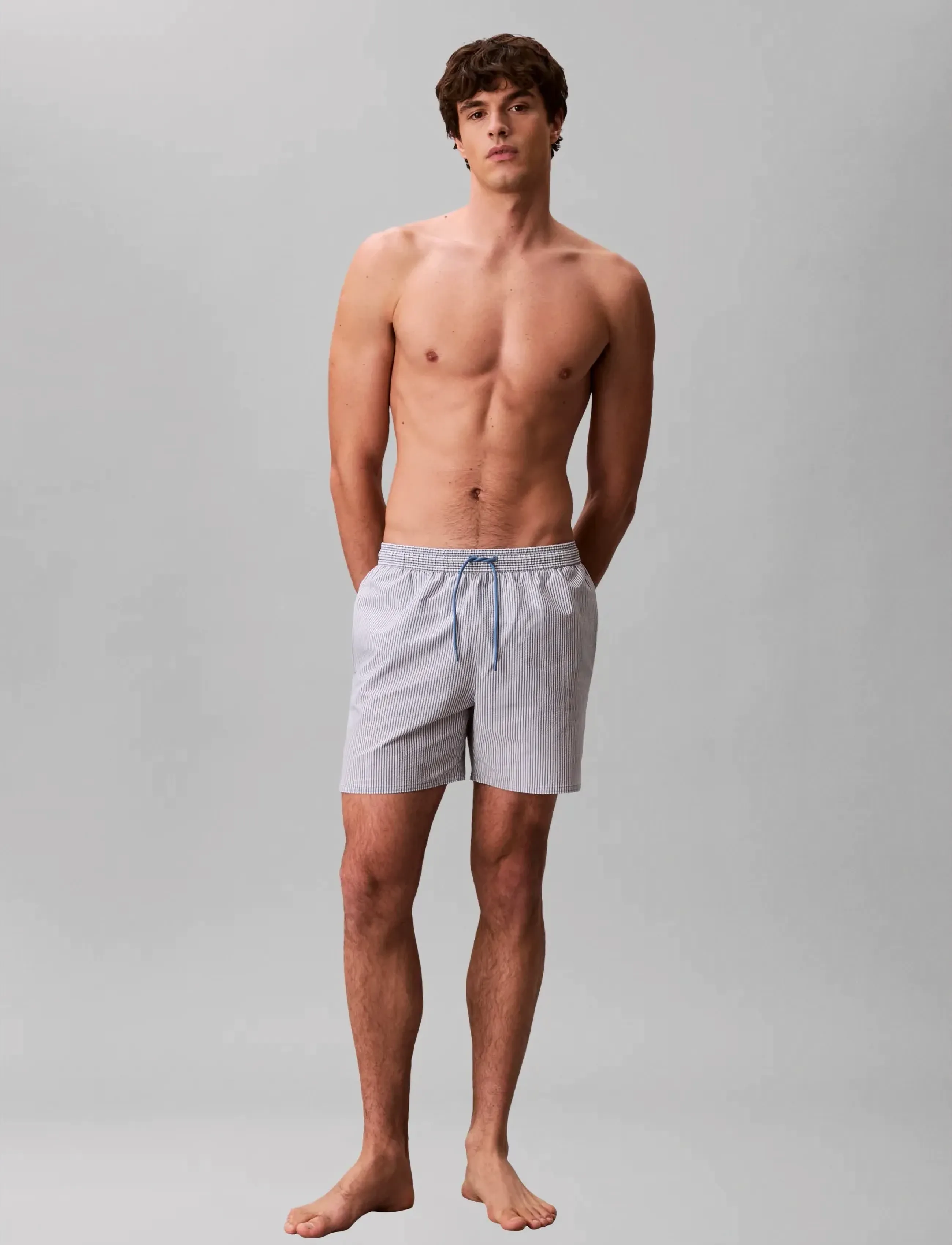 Calvin Klein Medium Drawstring, XXL, Blue, Badetøj > Shorts, Herre