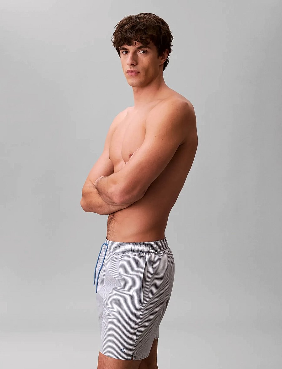 Calvin Klein - MEDIUM DRAWSTRING - swim shorts - liberty blue white - 4