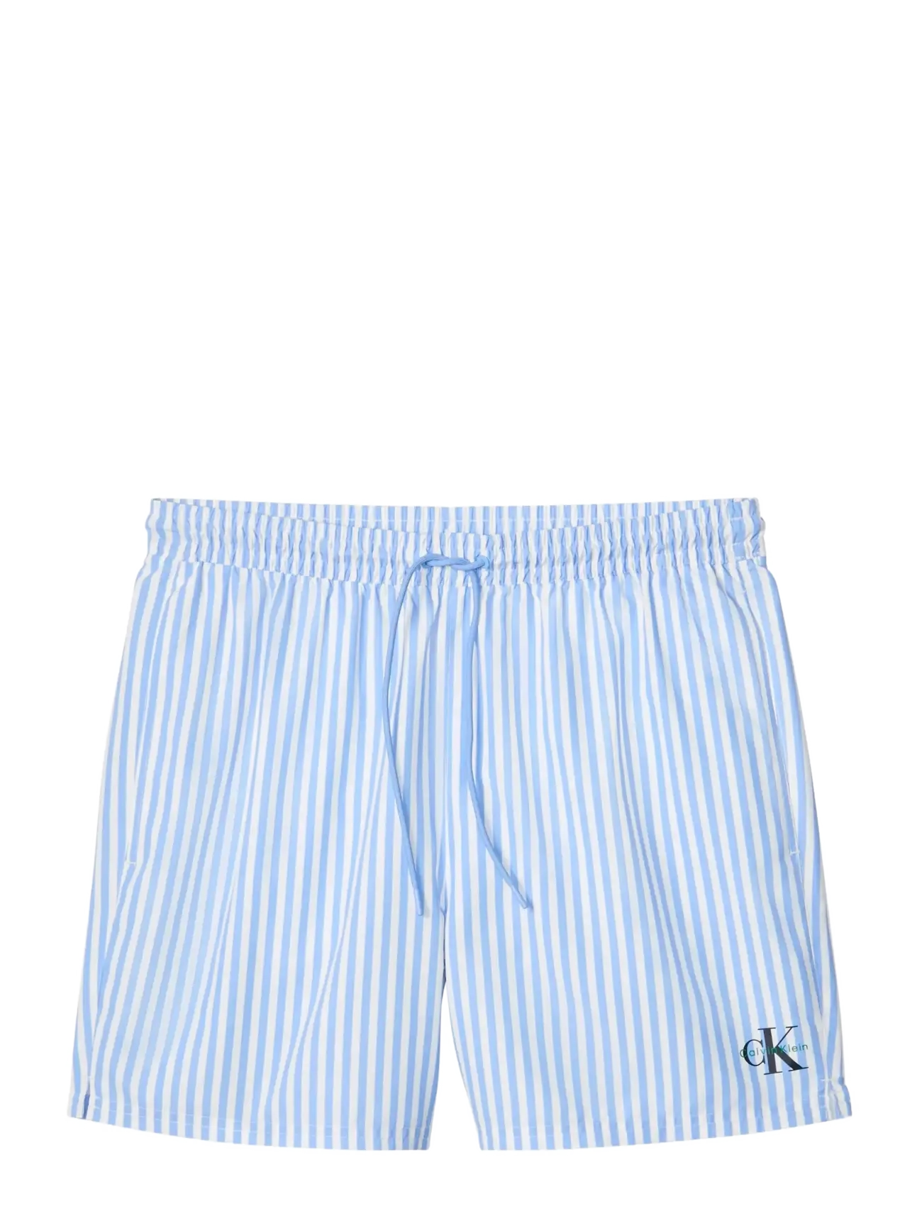 Calvin Klein MEDIUM DRAWSTRING WAISTBAND - Badkläder - 20186 PENNY STRIPE+BLUE DESCENT / blue