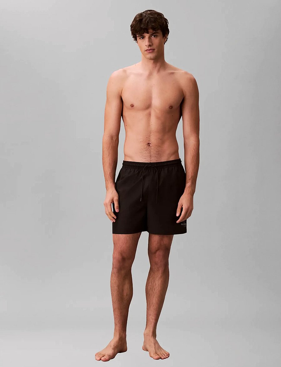 Calvin Klein - MEDIUM DRAWSTRING WAISTBAND - ujumispüksid - black - 0