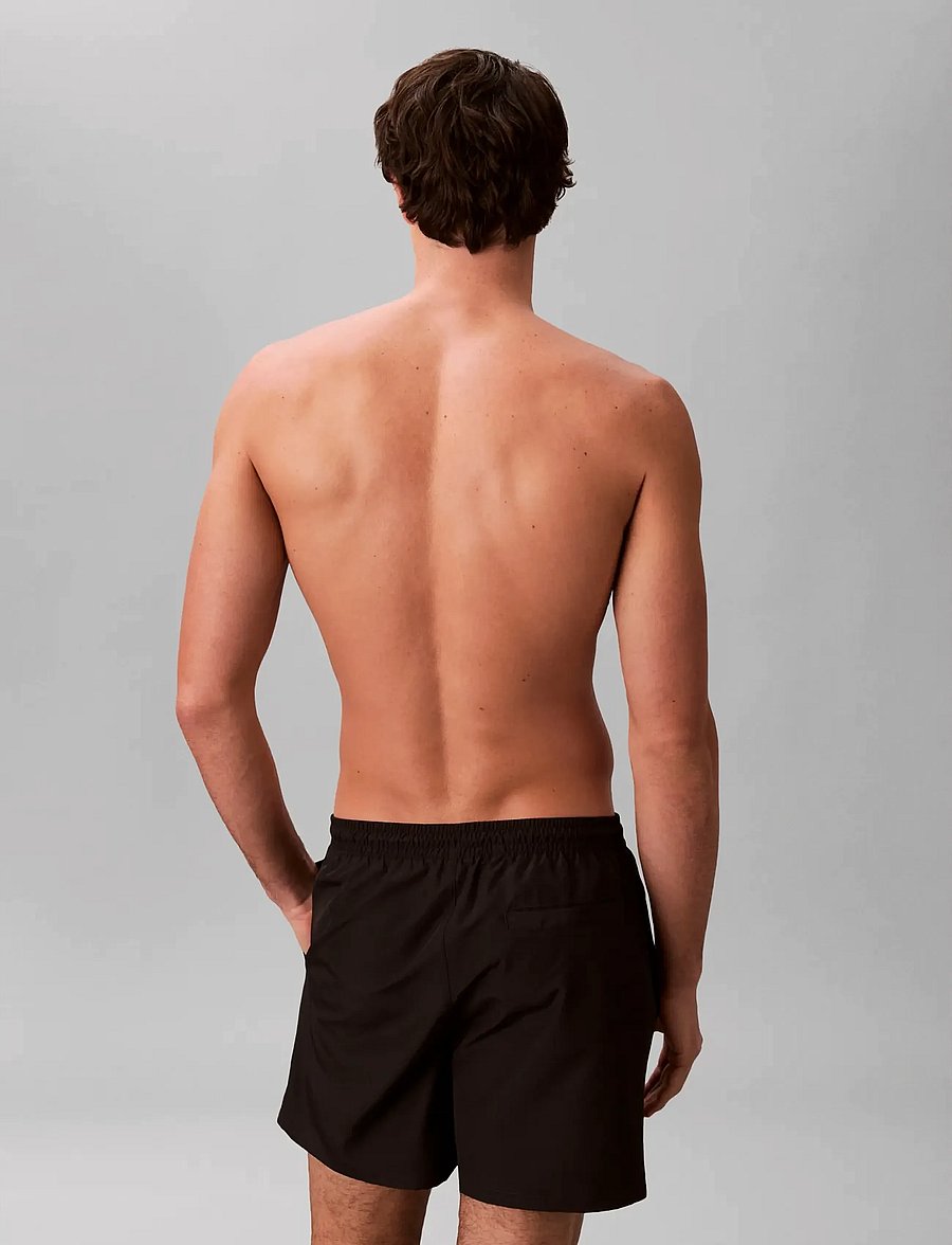 Calvin Klein - MEDIUM DRAWSTRING WAISTBAND - ujumispüksid - black - 2