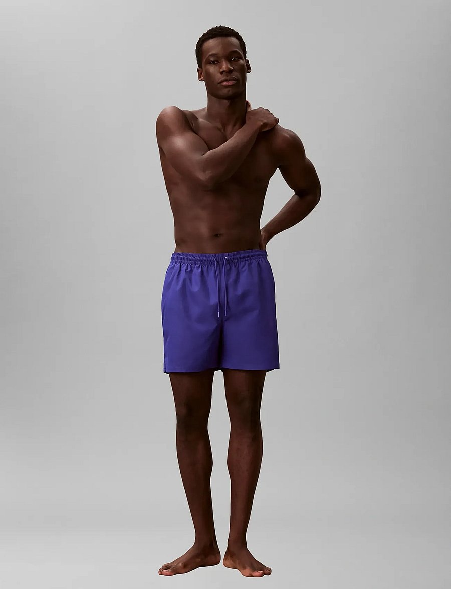 Calvin Klein - MEDIUM DRAWSTRING WAISTBAND - badshorts - blue river fog - 0