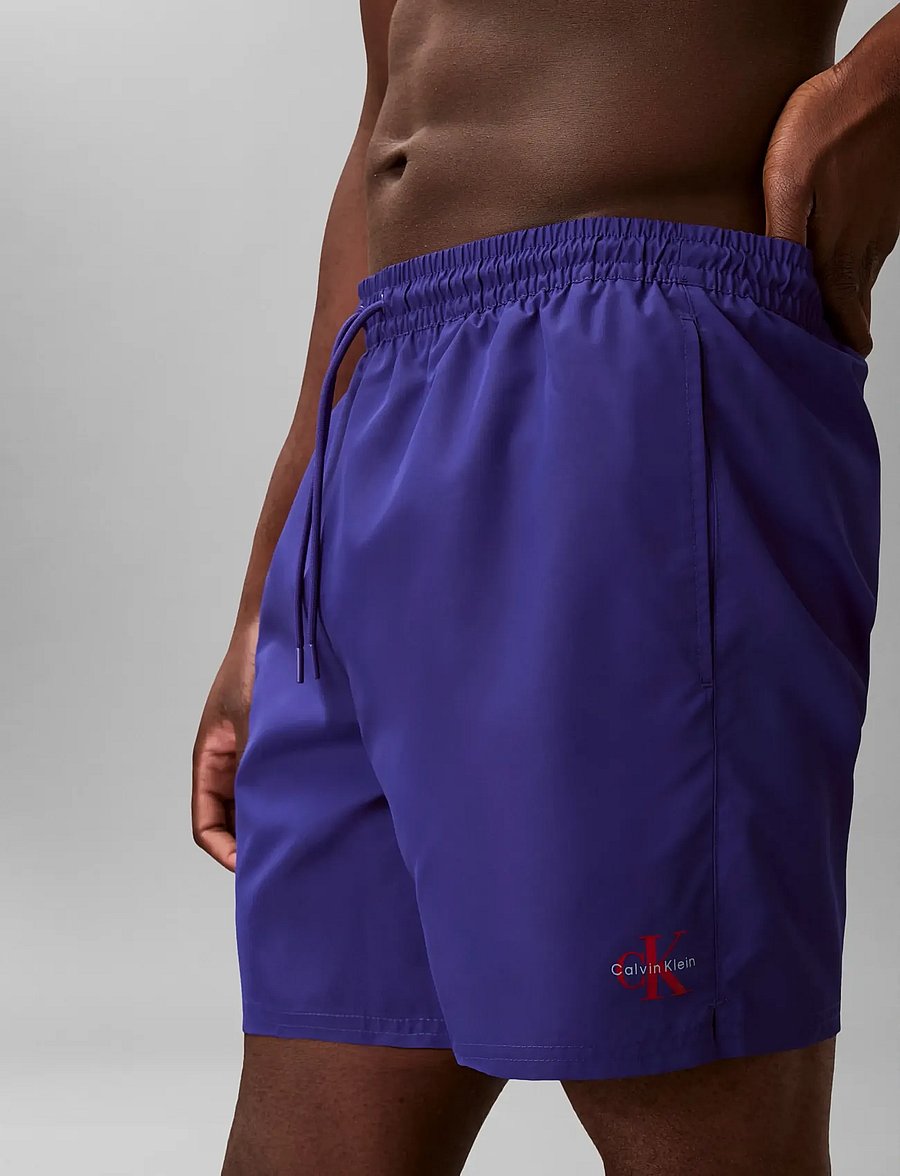 Calvin Klein - MEDIUM DRAWSTRING WAISTBAND - badshorts - blue river fog - 4