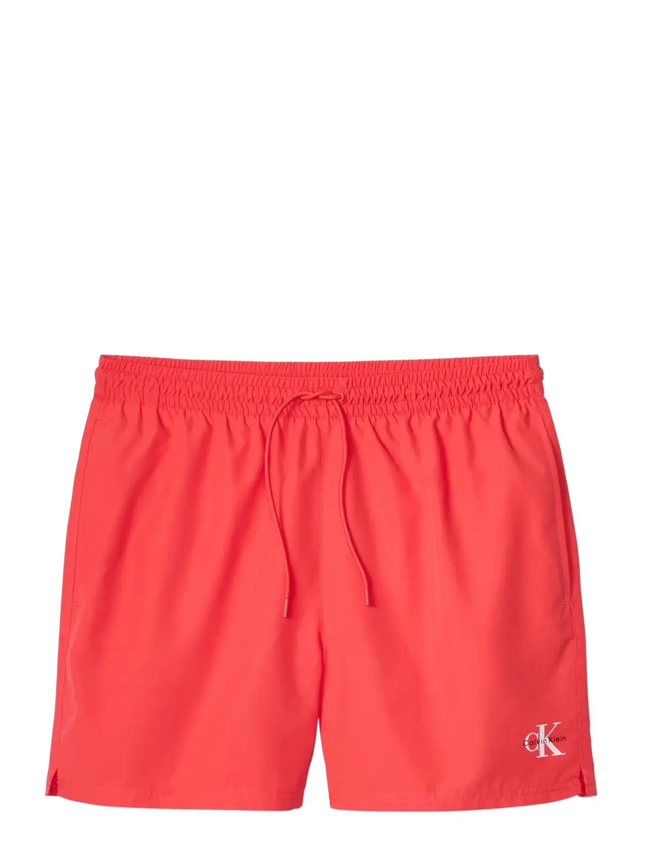 Calvin Klein MEDIUM DRAWSTRING WAISTBAND - Badkläder - PUNCH PINK / coral