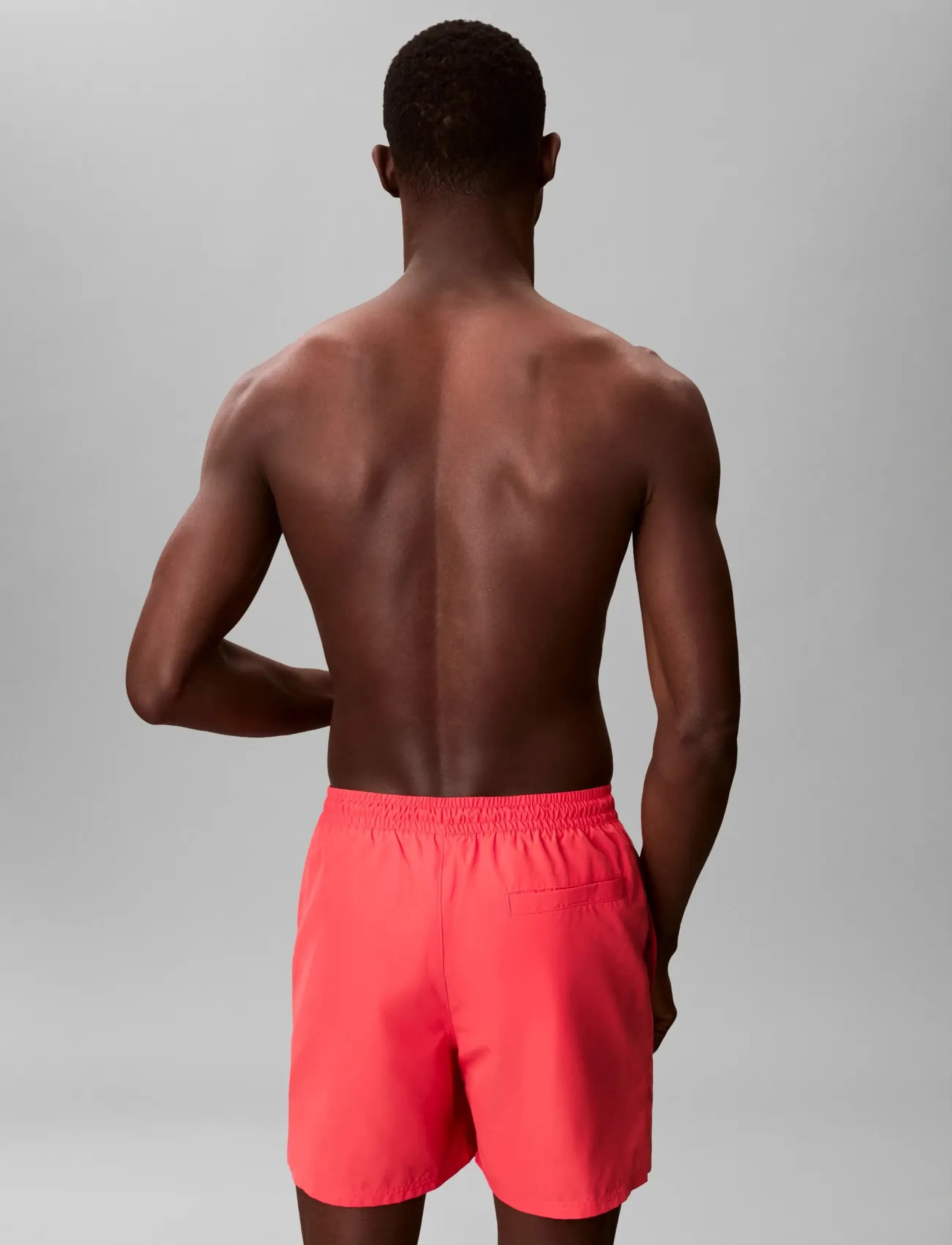 Calvin Klein - MEDIUM DRAWSTRING WAISTBAND - badehose - punch pink - 2