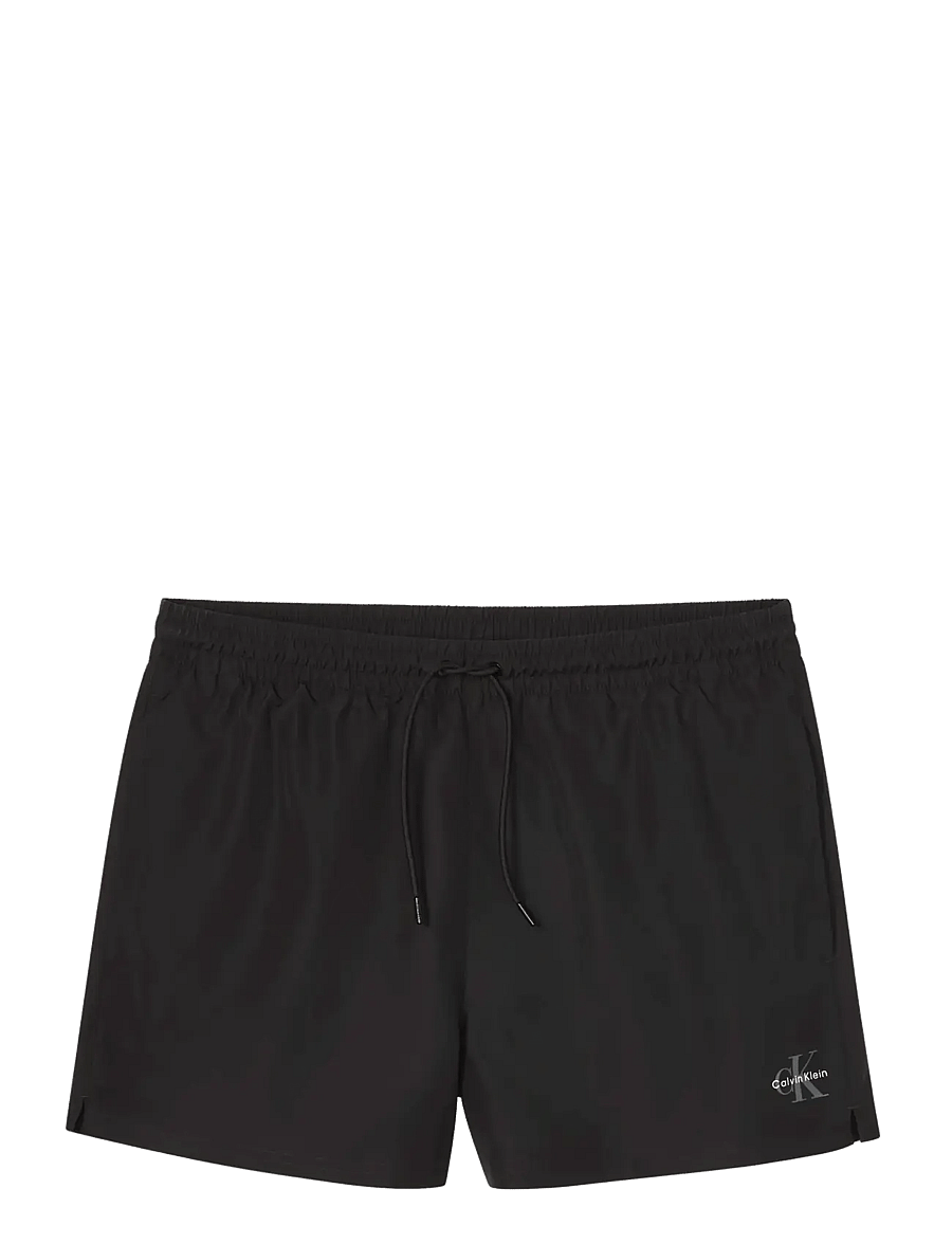 Calvin Klein - SHORT DRAWSTRING WAISTBAND - badehose - black - 1