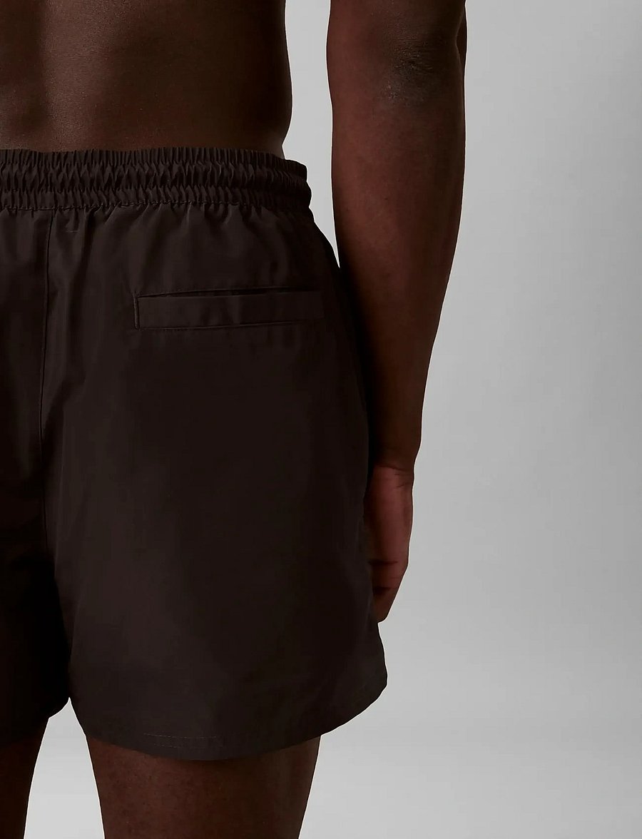 Calvin Klein - SHORT DRAWSTRING WAISTBAND - badehose - black - 4