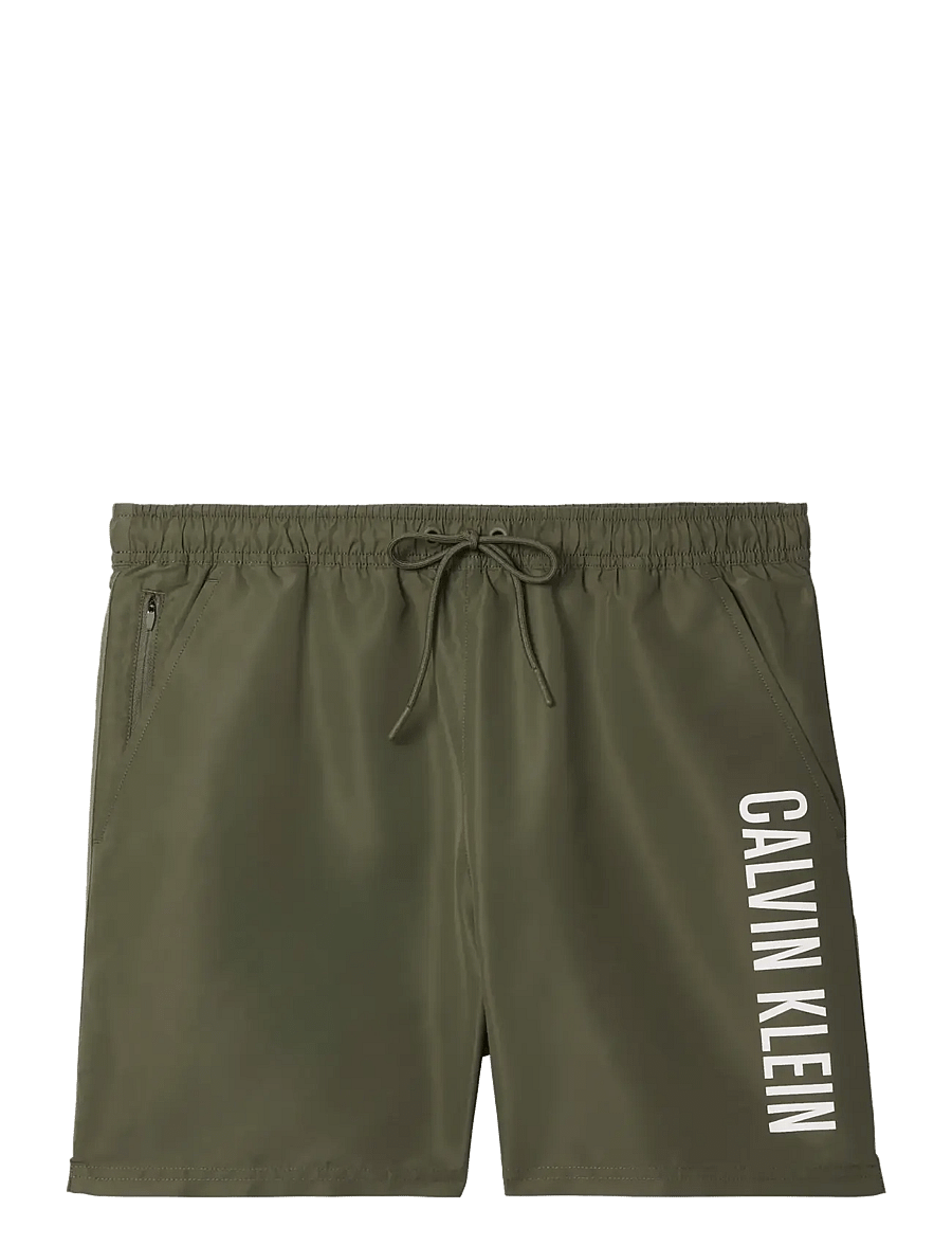 Calvin Klein - MEDIUM DRAWSTRING - swim shorts - brush green - 1