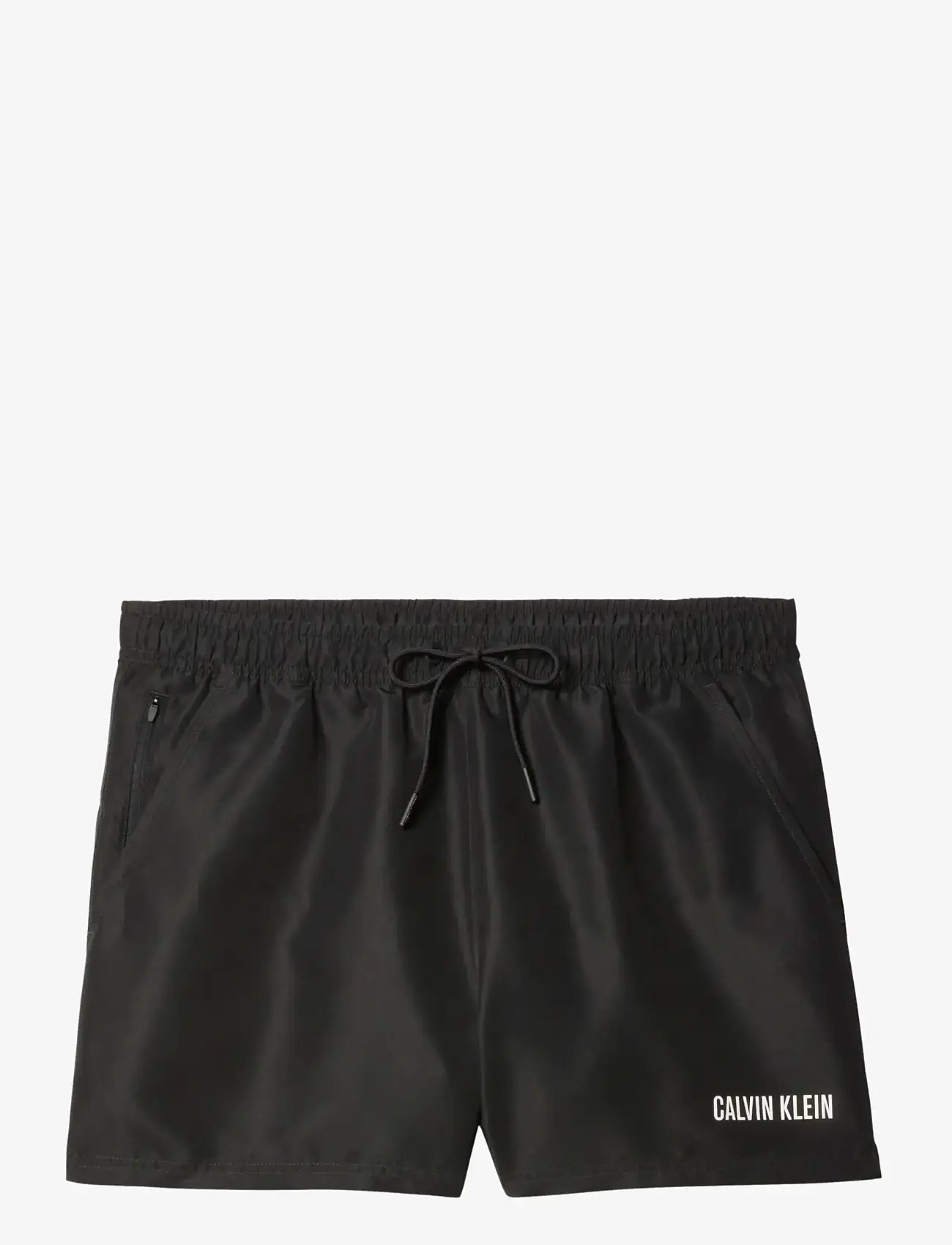 Calvin Klein SHORT DRAWSTRING - Stroje kąpielow - BLACK / black