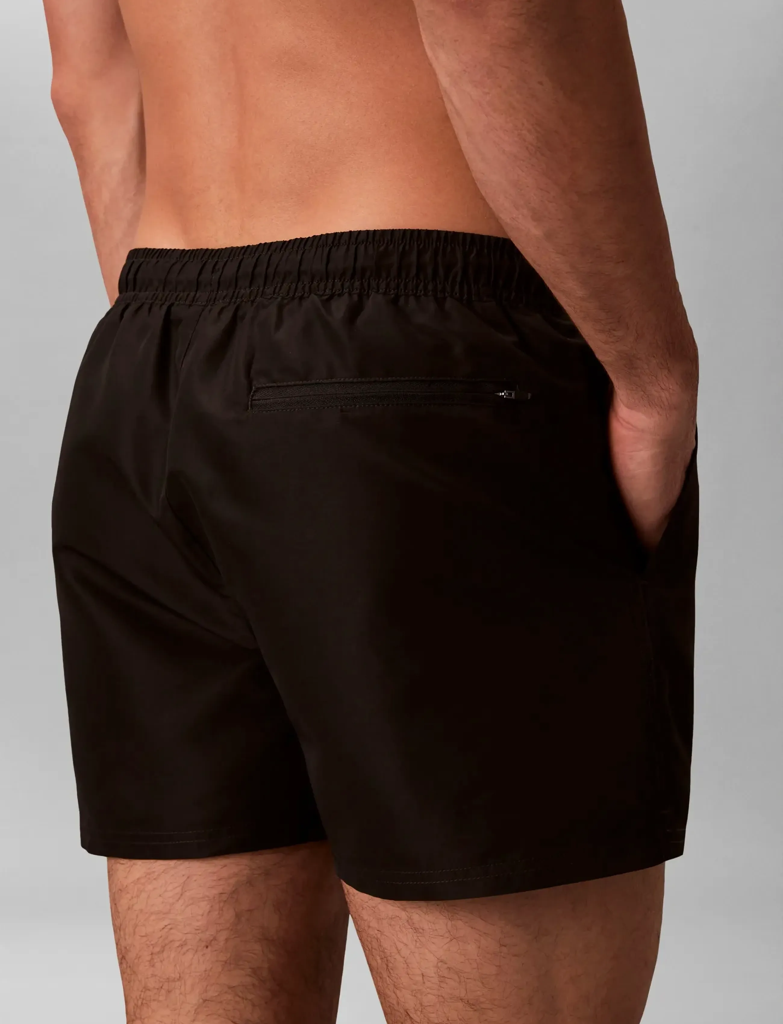 Calvin Klein - SHORT DRAWSTRING - badeshorts - black - 4