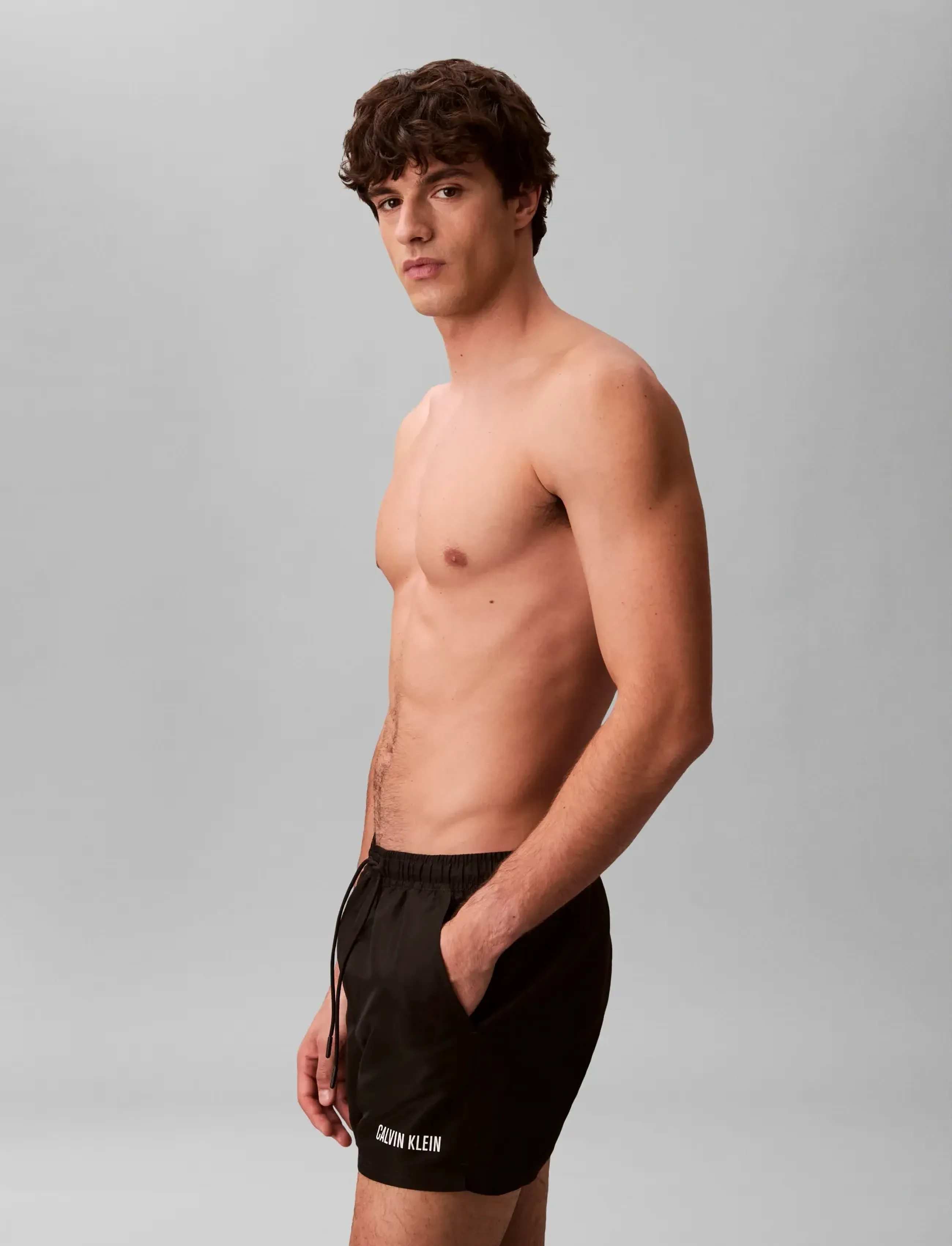 Calvin Klein - SHORT DRAWSTRING - badeshorts - black - 5