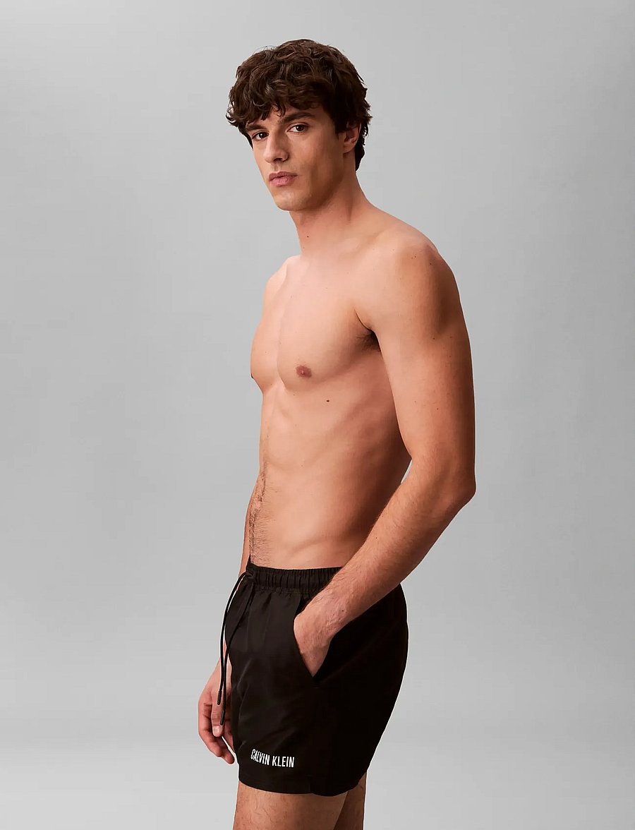Calvin Klein - SHORT DRAWSTRING - ujumispüksid - black - 5