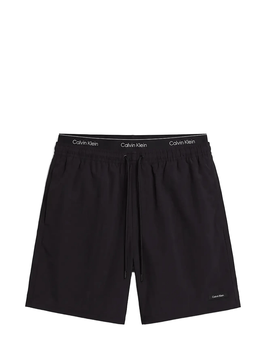 Calvin Klein - MEDIUM DRAWSTRING - ujumispüksid - black - 1