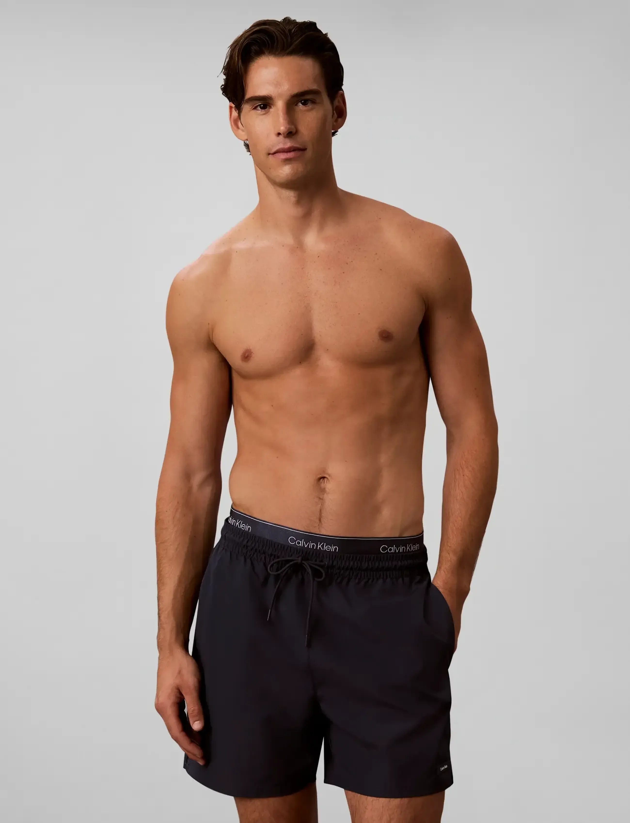 Calvin Klein - MEDIUM DRAWSTRING - badehose - blue nights - 0