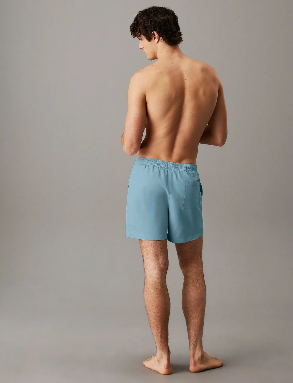 Calvin Klein - MEDIUM DRAWSTRING - badeshorts - skim blue - 4