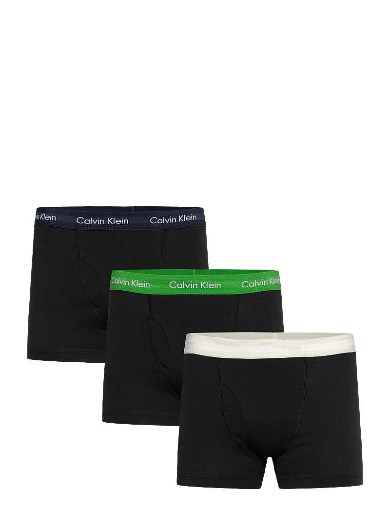 Calvin Klein - TRUNK 3 PK - multipack kalsonger - black bodies w blue shadow supreme - 0